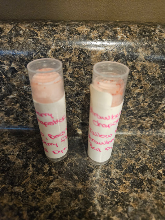 Tallow chapsticks
